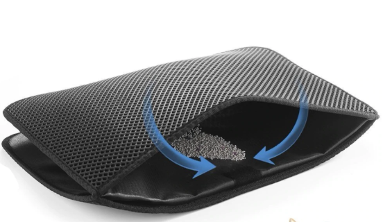 Waterproof Pet Cat Litter Mat EVA Double Layer Cat Litter Trapping Pet Litter Cat Mat Clean Pad Products For Cats Accessories - Waggley Tails