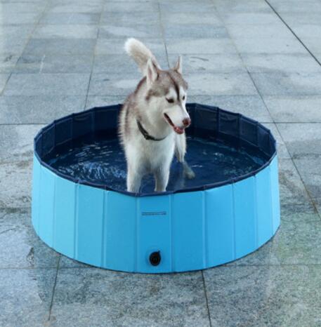 Pet Pool Dog Swimming Pool Foldable Large Dog Bath Supplies - Waggley Tails