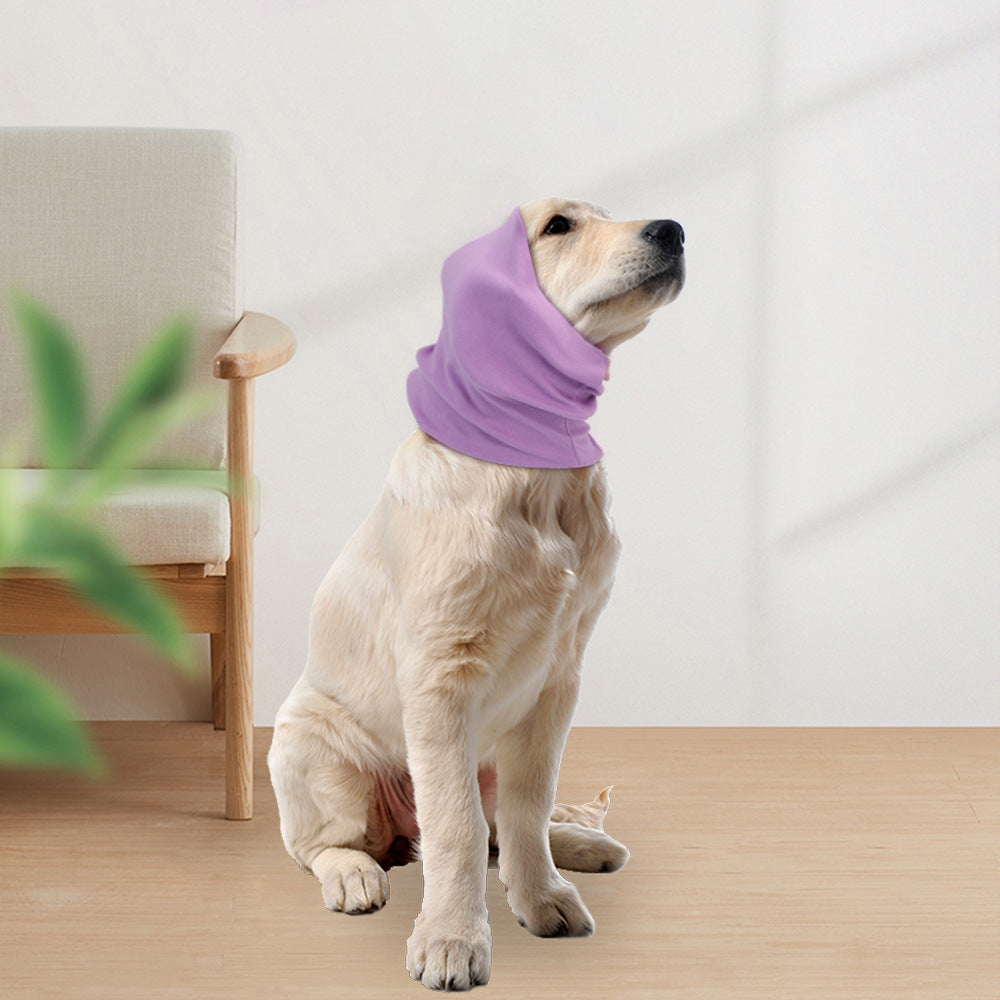 Calming Dog Ears Cover For Noise Reduce Pet Hood Earmuffs For Anxiety Relief Grooming Bathing Drying  Pets - Waggley Tails