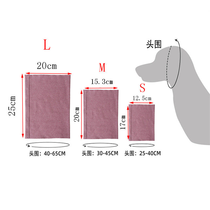 Calming Dog Ears Cover For Noise Reduce Pet Hood Earmuffs For Anxiety Relief Grooming Bathing Drying  Pets - Waggley Tails