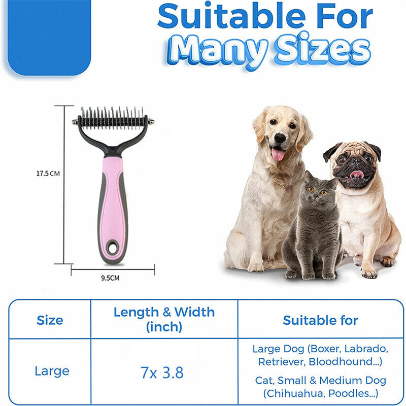 Grooming Dematting Brush For Pet - Waggley Tails