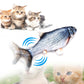 Fish Shape Cat Toy Electric USB Charging - Waggley Tails