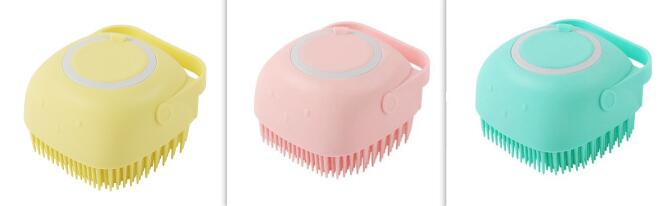 Silicone Shampoo Bath Massage Comb Brush - Waggley Tails