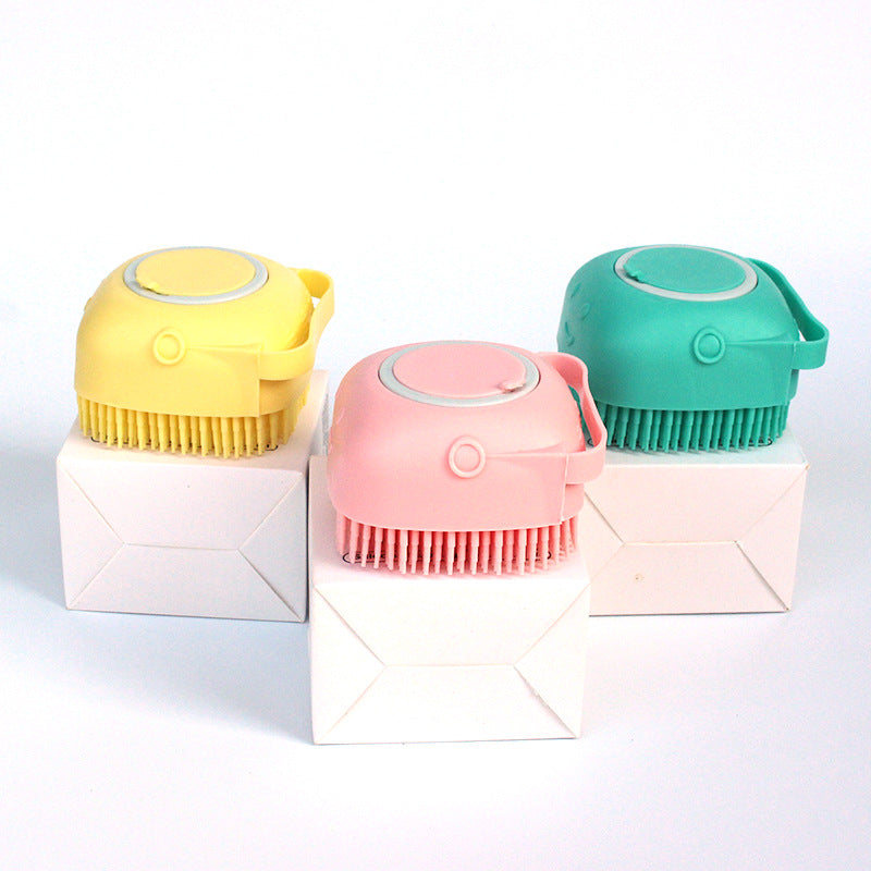 Silicone Shampoo Bath Massage Comb Brush - Waggley Tails